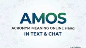 AMOS Mean in Text