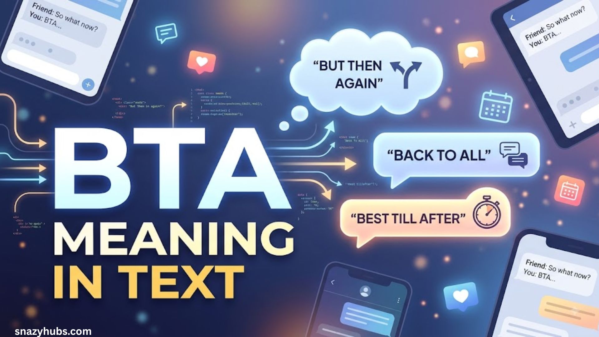 BTA Meaning in Text