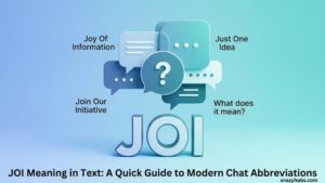 JOI Meaning in Text
