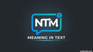 NTM Meaning in Text