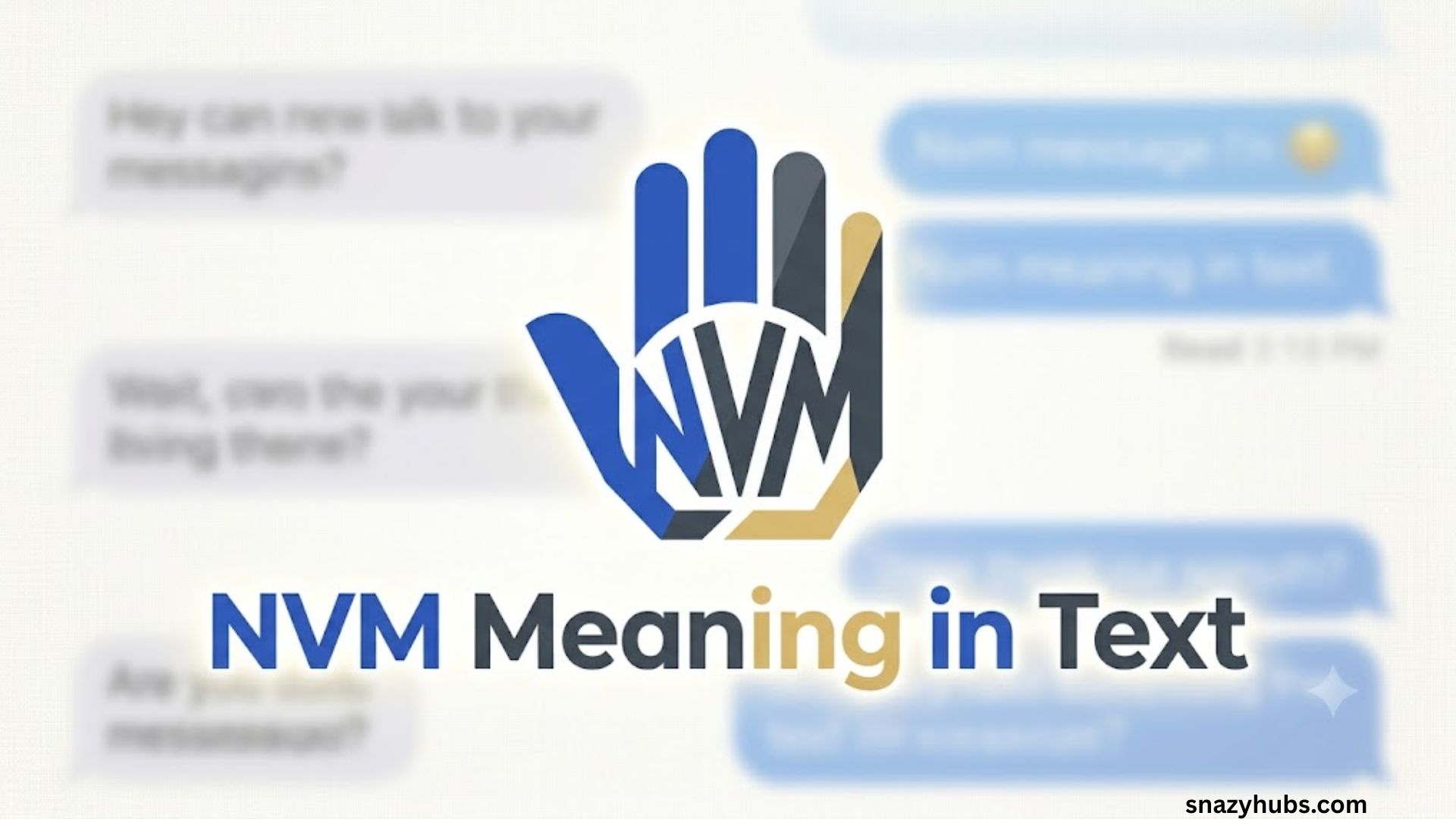 NVM Meaning in Text
