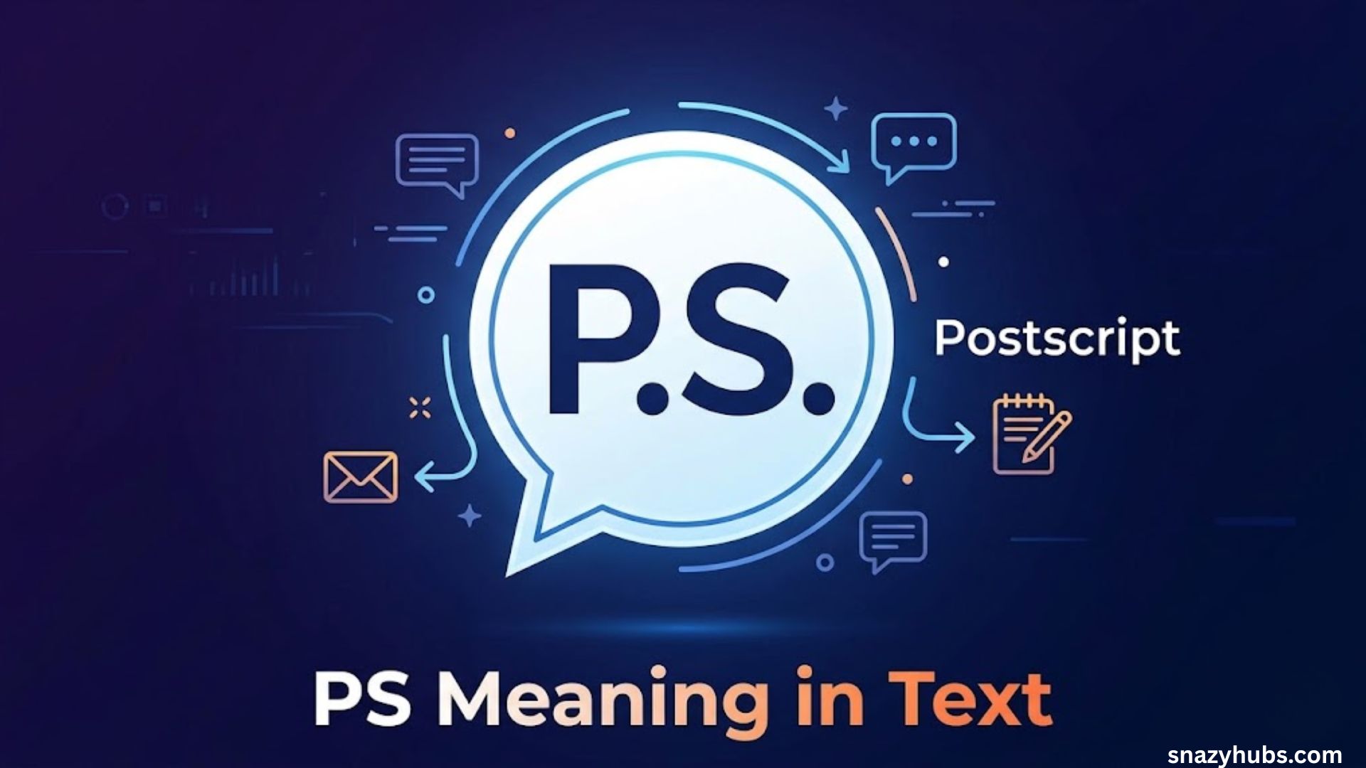 PS Meaning in Text