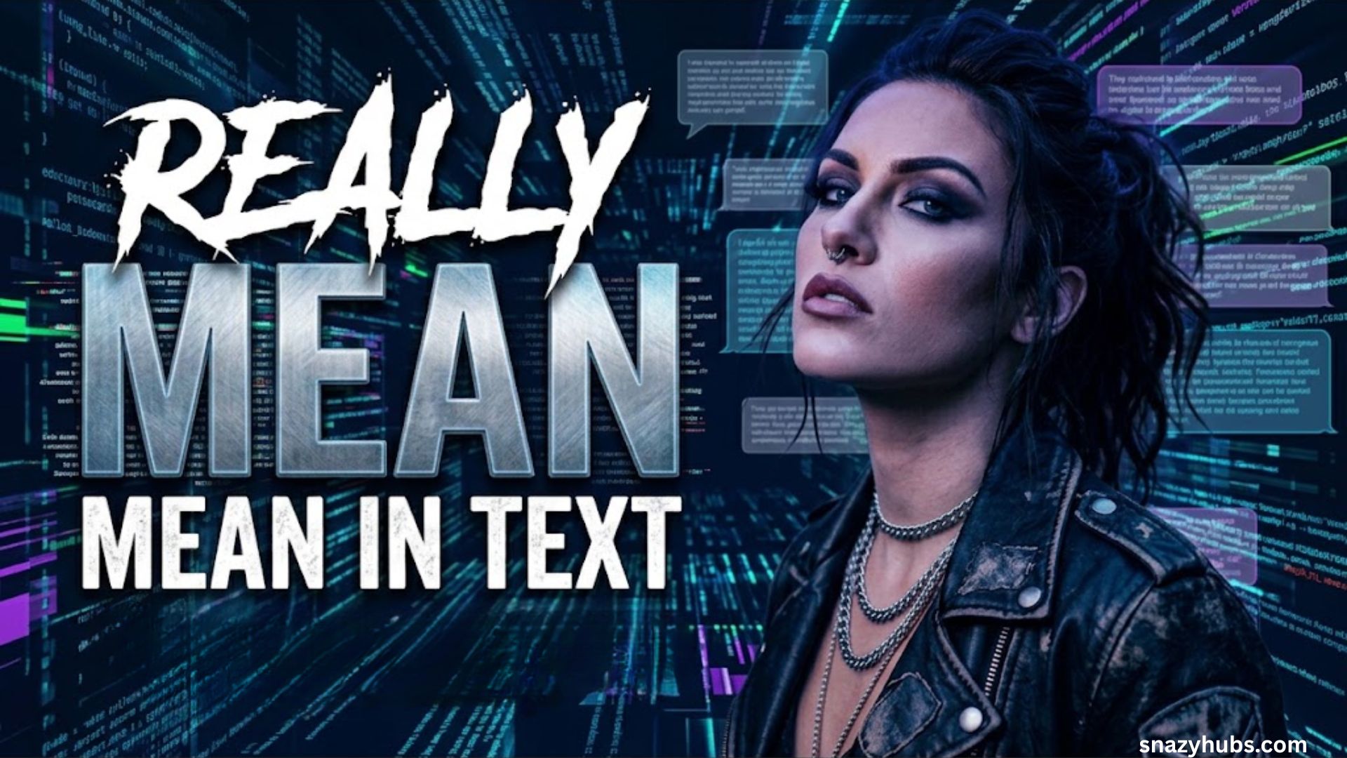 "Really Mean" Mean in Text