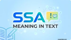SSA Meaning in Text