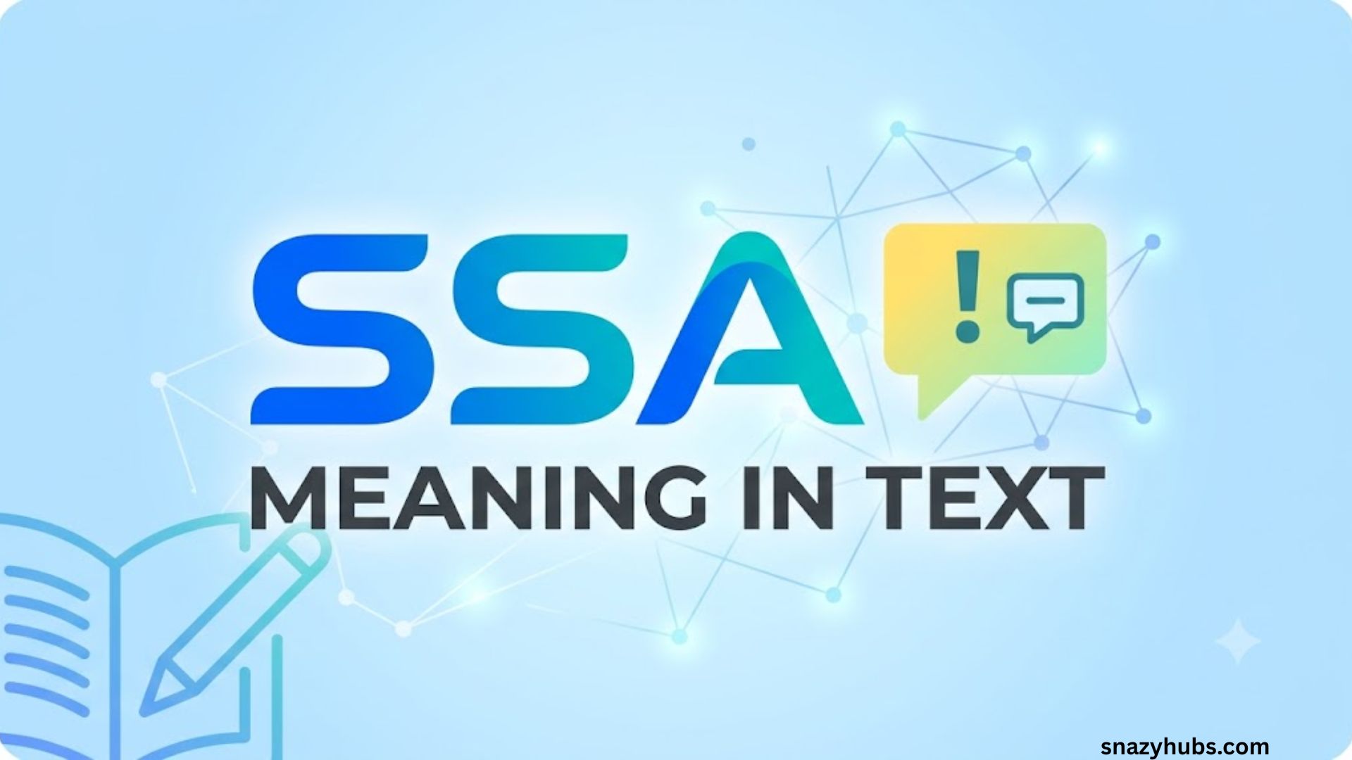 SSA Meaning in Text