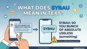 SYBAU Meaning in Text