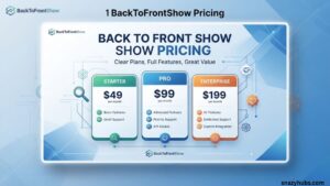 BackToFrontShow Pricing