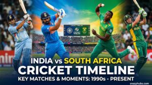 India National Cricket Team vs South Africa National Cricket Team Timeline